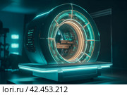 Mri scan device. Generate AI. Стоковое AI-изображение, AI-художник Иван Рябоконь / Фотобанк Лори