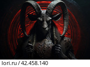 Baphomet. Generate Ai. Стоковое AI-изображение, AI-художник Иван Рябоконь / Фотобанк Лори
