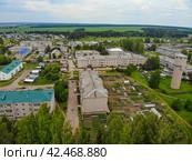 Вид с высоты на Кумёны (аэросъемка 2019 года) Стоковое фото, фотограф Владислав Самошкин / Фотобанк Лори