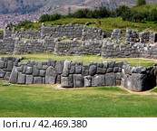 Sacsayhuaman, ruins of fortress in Cusco, Inca Empire, Peru (2011 год). Стоковое фото, фотограф Сергей Стрелков / Фотобанк Лори