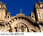 Cusco Cathedral, the ancient church in Cusco, Peru (2011 год). Стоковое фото, фотограф Сергей Стрелков / Фотобанк Лори