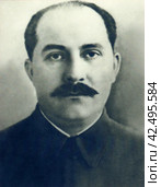 Лазарь Моисеевич Каганович (1893-1991), член Политбюро, секретарь ЦК, нарком путей сообщения. Советский государственный, хозяйственный и партийный деятель. Середина 1930-х годов. Редакционное фото, фотограф Сергей Елизарьев / Фотобанк Лори