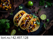 Michelin pumpkin corn indian. Generate Ai. Стоковое AI-изображение, AI-художник Иван Рябоконь / Фотобанк Лори