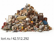 Large pile household objects. Generate ai. Стоковое AI-изображение, AI-художник Иван Рябоконь / Фотобанк Лори