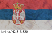 Флаг Сербии анимированный (Serbia flag animated) Стоковая анимация, аниматор Александр Гусев / Фотобанк Лори
