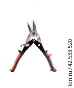 Compound action snips isolated on a white background. Стоковое фото, фотограф Елена  Попкова / Фотобанк Лори