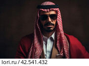 Tradition-oriented Eastern businessman. Generate Ai. Стоковое AI-изображение, AI-художник Иван Рябоконь / Фотобанк Лори
