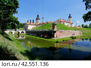 Несвижский замок Радзивиллов. Беларусь (2023 год). Редакционное фото, фотограф Курносов Александр Юрьевич / Фотобанк Лори