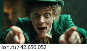 Man in Green Hat Making a Face. Стоковое AI-изображение, AI-художник Юлия Гапеенко / Фотобанк Лори