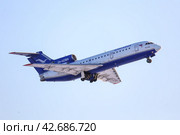 KrasAvia Yak-42D (2024 год). Редакционное фото, фотограф Art Konovalov / Фотобанк Лори