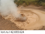 Грязевой вулканчик на Камчатке. Стоковое фото, фотограф Иванова Анастасия / Фотобанк Лори