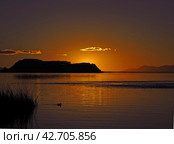 Sunrise at Lake Titicaca in Andes, Peru and Bolivia (2011 год). Стоковое фото, фотограф Сергей Стрелков / Фотобанк Лори
