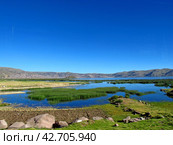 Lake Titicaca in Andes, Peru and Bolivia (2011 год). Стоковое фото, фотограф Сергей Стрелков / Фотобанк Лори
