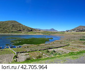Lake Titicaca in Andes, Peru and Bolivia (2011 год). Стоковое фото, фотограф Сергей Стрелков / Фотобанк Лори