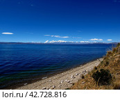 The coast of Isla de la luna, Lake Titicaca in Andes, Bolivia (2011 год). Стоковое фото, фотограф Сергей Стрелков / Фотобанк Лори