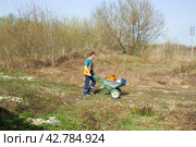 Обработка железнодорожного пути гербицидами (2024 год). Редакционное фото, фотограф Роман Лукьянов / Фотобанк Лори