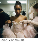 Ballerina in giselle costume - AI generated. Стоковое AI-изображение, AI-художник Данил Руденко / Фотобанк Лори