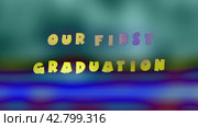 Выпускной в детском саду. Красивые видеоматериалы, видео-заставка. Kindergarten graduation. Beautiful video footage, video intro. Стоковое видео, видеограф Egor Sarantstv / Фотобанк Лори