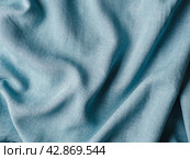 Lyocell or tencel blue denim pattern texture. Стоковое фото, фотограф Ольга Сергеева / Фотобанк Лори