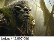 Gruff Green orc character. Generate Ai. Стоковое AI-изображение, AI-художник Иван Рябоконь / Фотобанк Лори