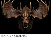 Majestic Moose head. Generate Ai. Стоковое AI-изображение, AI-художник Иван Рябоконь / Фотобанк Лори