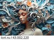 Imaginative Paper art style. Generate Ai. Стоковое AI-изображение, AI-художник Иван Рябоконь / Фотобанк Лори