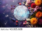 Spring flower light background. Generate Ai. Стоковое AI-изображение, AI-художник Иван Рябоконь / Фотобанк Лори