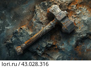 Ancient fantasy hammer. Generate Ai. Стоковое AI-изображение, AI-художник Иван Рябоконь / Фотобанк Лори