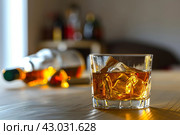 Destructive Drinking alcohol abuse. Generate Ai. Стоковое AI-изображение, AI-художник Иван Рябоконь / Фотобанк Лори