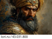 Resourceful Ancient Persian nomad warrior. Generate ai. Стоковое AI-изображение, AI-художник Иван Рябоконь / Фотобанк Лори