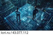 Digital transformation: the introduction of new generation technologies in a futuristic era. Стоковое AI-изображение, AI-художник Ярославский Максим / Фотобанк Лори