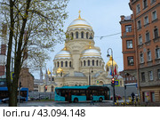 Церковь Милующей иконы Божией Матери после реставрации. Санкт-Петербург (2024 год). Редакционное фото, фотограф Ольга Визави / Фотобанк Лори
