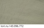 Soft Muslin Detailed Texture. Natural Cotton Fabric Closeup Pattern. Khaki Green Light Chintz Surface. Rotation, Macro. Cozy Textile Background. Clothes Production. Melange Yarn. 4K Shot. Стоковое видео, видеограф Марина Демидюк / Фотобанк Лори
