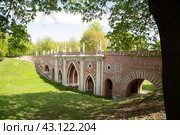 Moscow, Russia, May 4, 2022, Moscow.Tsaritsyno.Manor Park is a museum of the 18th century. Редакционное фото, фотограф Александр Поташев / Фотобанк Лори