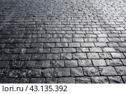 Moscow Red square ancient granite brick pavement background (2018 год). Редакционное фото, фотограф Iva Noel / Фотобанк Лори