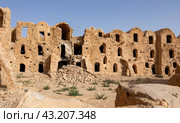 ksar Mgabla - traditional fortified granary created by the Berbers in 15th century. Стоковое фото, фотограф Яков Филимонов / Фотобанк Лори