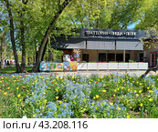 Кафе-бар "Траттрория Пицца Пеппе". Проспект Мира, 119, строение 520. ВВЦ (ВДНХ). Останкинский район. Город Москва (2024 год). Редакционное фото, фотограф lana1501 / Фотобанк Лори