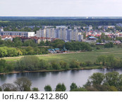 Вид на Тверь с обзорной площадки (2024 год). Редакционное фото, фотограф Максим Гулячик / Фотобанк Лори