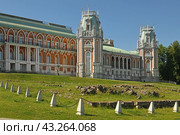 Famous Kazakov's Grand Palace in Tsaritsyno Museum-Reserve. Moscow (2024 год). Редакционное фото, фотограф Валерия Попова / Фотобанк Лори