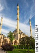 Akhmad Kadyrov Mosque (2021 год). Стоковое фото, фотограф Юлия Белоусова / Фотобанк Лори