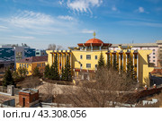 Генеральное консульство Монголии в городе Улан-Удэ, Республика Бурятия, Россия (2023 год). Редакционное фото, фотограф Андрей Степанов / Фотобанк Лори