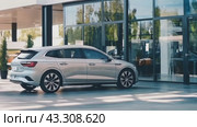 Автомобиль возле автосалона. Стоковое AI-видео, аниматор Терехова Марина / Фотобанк Лори