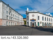 Сортавала. Здание ресторана 1926 г. (2014 год). Редакционное фото, фотограф Александр Щепин / Фотобанк Лори