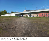 Эстакадные съезды с Московского скоростного диаметра (Северо-Восточной хорды). 5-й проезд Подбельского. Район Богородское. Город Москва (2023 год). Редакционное фото, фотограф lana1501 / Фотобанк Лори