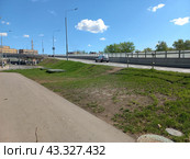 Эстакадные съезды с Московского скоростного диаметра (Северо-Восточной хорды). 5-й проезд Подбельского. Район Богородское. Город Москва (2023 год). Редакционное фото, фотограф lana1501 / Фотобанк Лори