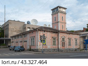 Здание старой пожарной части. Сортавала. Республика Карелия (2014 год). Редакционное фото, фотограф Александр Щепин / Фотобанк Лори