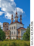 Church of the Resurrection of Christ, Totma, Russia. Стоковое фото, фотограф Boris Breytman / Фотобанк Лори