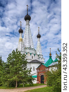Alekseevsky Monastery, Uglich, Russia (2021 год). Стоковое фото, фотограф Boris Breytman / Фотобанк Лори