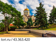 St. Ilyinsky Temple in the village of Myshako in the city of Novorossiysk (2021 год). Стоковое фото, фотограф Владимир Ушаров / Фотобанк Лори