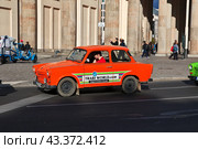 Berlin / Germany - 08 Sep 2015: The vintage car, Berlin, Germany. Редакционное фото, фотограф Сергей Стрелков / Фотобанк Лори